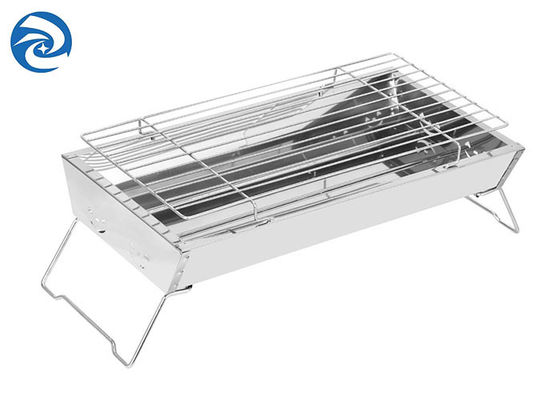 SS403 شواية محمولة من الفولاذ المقاوم للصدأ 17.7 '' x9 '' x2.4 '' 2 إلى 4 أشخاص