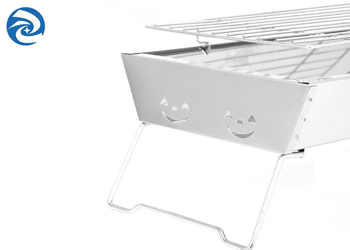SS403 شواية محمولة من الفولاذ المقاوم للصدأ 17.7 '' x9 '' x2.4 '' 2 إلى 4 أشخاص